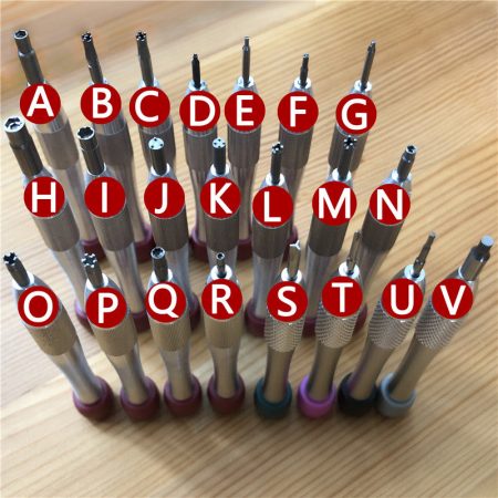 steel screwdriver set for Audemars Piguet,Bvlgari,Bulova,Blancpain,Oris,IWC,Richard Mille,Carl F.Bucherer watch