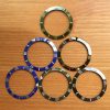 38mm ceramic watch bezels inserts for Rolex Submariner watch parts 116610
