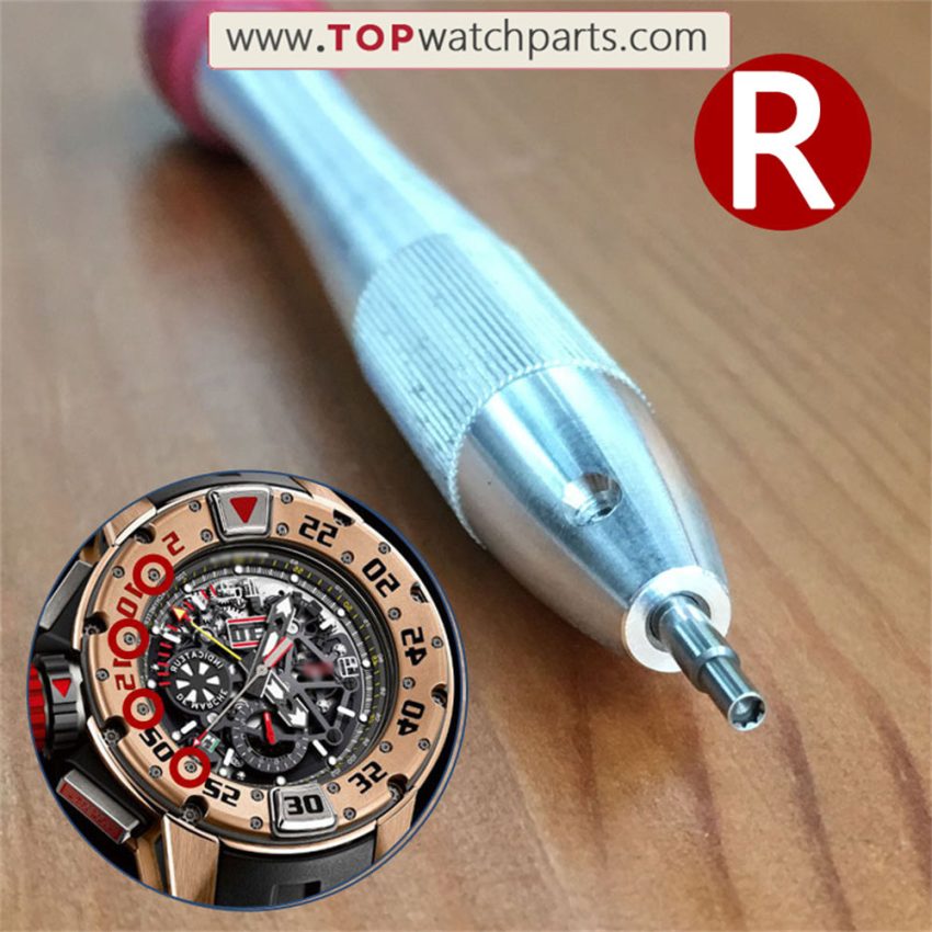 steel screwdriver set for Audemars Piguet,Bvlgari,Bulova,Blancpain,Oris,IWC,Richard Mille,Carl F.Bucherer watch