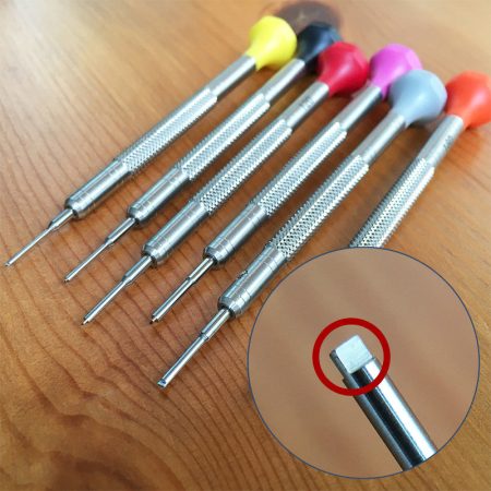 0.8mm-1.8mm Right angle watch screwdriver for Rolex / Tudor watchband screw tube(perfect fit)